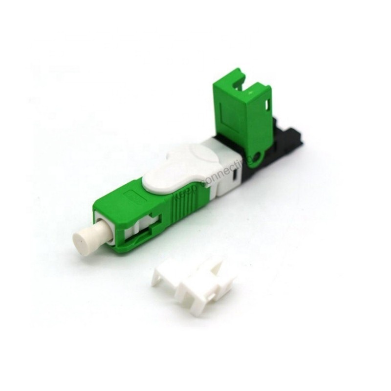 SC APC Single mode Assembly Quick Connector Fiber Optic Fast Connector Laser OEM