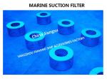 MARINE SUCTION FILTER B125 CB*623-80 SUITABLE FOR WATER TANKS, OIL TANKS,