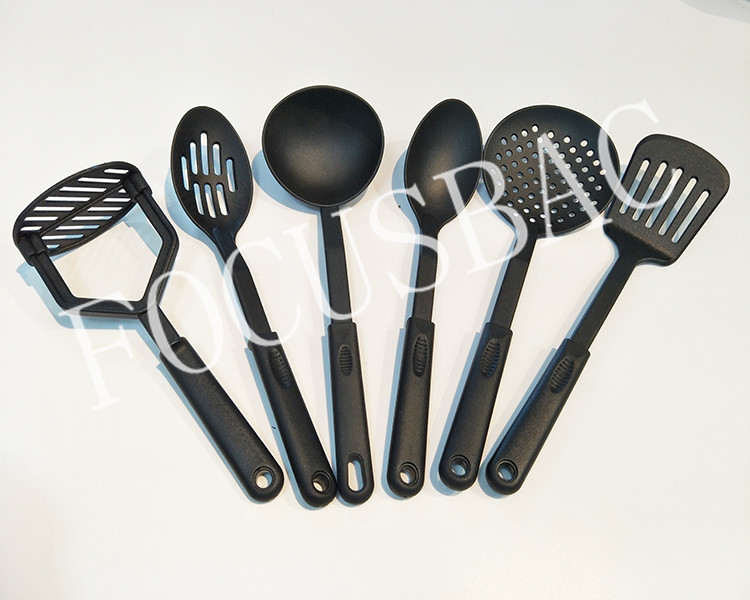 Customized color 6pcs kitchen non stick Nylon Kitchen Utensils Cooking Tool Set