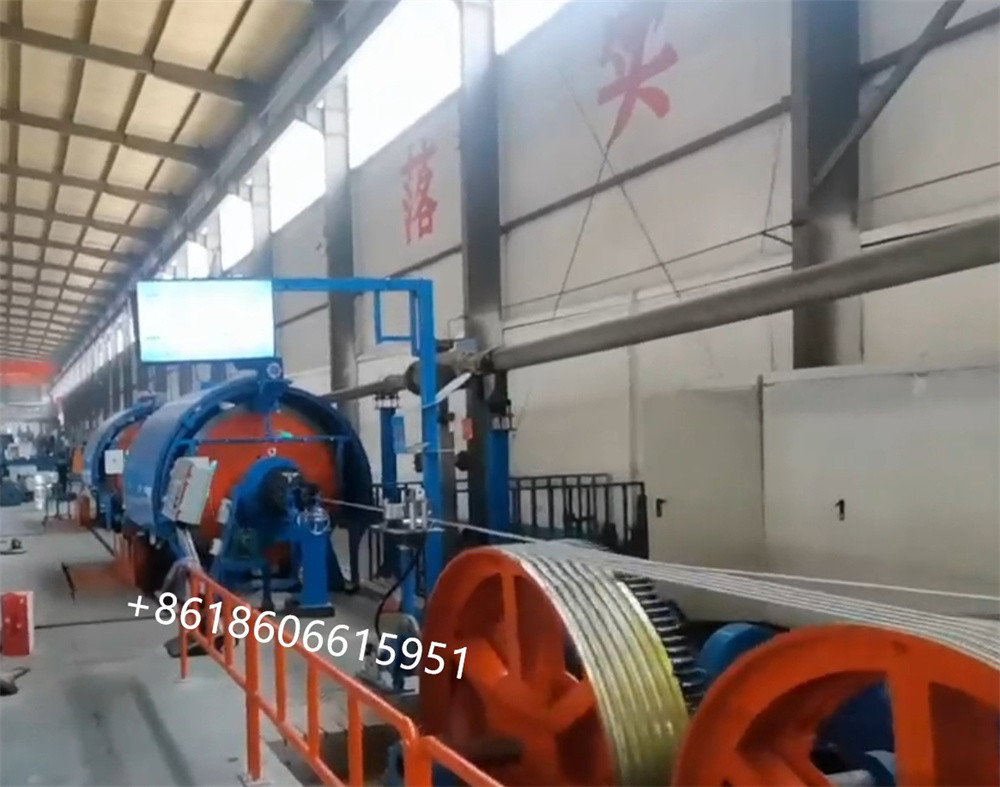 Electric Wire Cable Making Rigid Frame Strander With 500/61 Bobbins