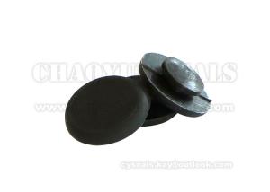 Wholesale Medical Industry Rubber Bumpers Black Frost Surface High Temperature Resistance from china suppliers