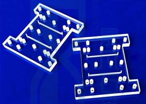 Wholesale Transparent Fused Quartz Plate With Laser Drill Holes from china suppliers