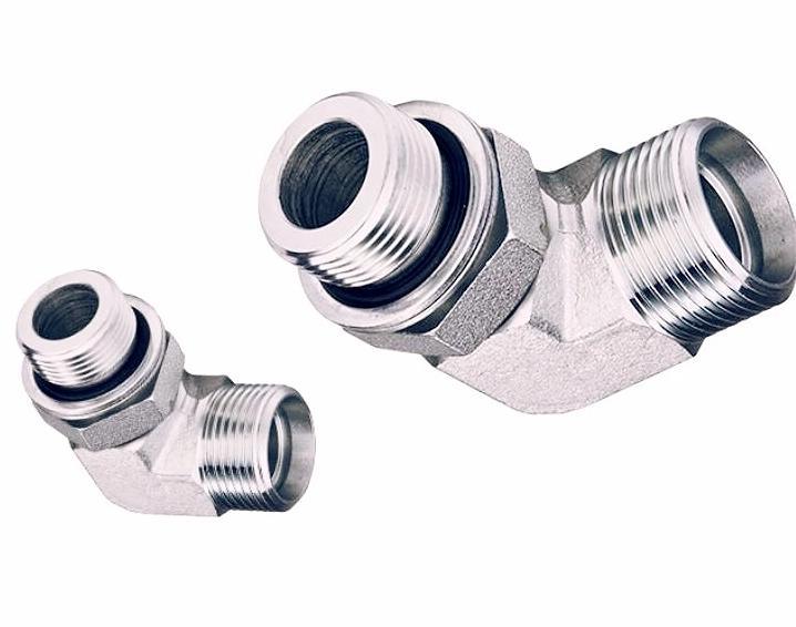 Factory Hot Sale Male Elbow Hydraulic Hose Fittings Carbon Steel Hydraulic Elbow Adapter 90 Degree Elbow Quick Connector