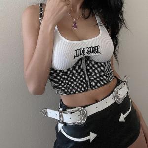 Wholesale Halter Chain Sling Ladies Camisole Tank Tops from china suppliers