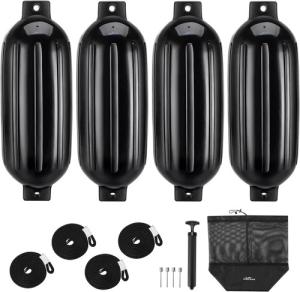 Wholesale Boat Fender 4 Pack Boat Bumpers Fenders with 4 Ropes from china suppliers