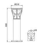 IP65 IK09 7W 10W Bright LED Landscape Lighting