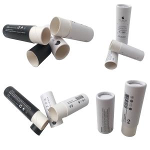 Wholesale Full Color Cosmetic Tube Packaging / Printed Paperboard Deodorant Tubes from china suppliers