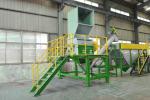 1500 Kg / H PET Dirty Plastic Bottle Crushing Washing Reused Machine Line