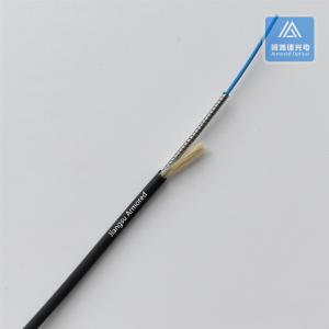 Wholesale Simplex SM Spiral Armored Fiber Cable 3.0mm Black LSZH Rodent Resistant FTTH from china suppliers