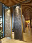 Luxury Stainless Steel Screen Titanium Hotel Lobby Aluminum Room Divider Screen
