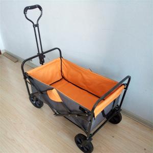 Wholesale 4 Wheels Foldable Wagon Cart Stainless Steel Frame Outdoor Folding Wagon from china suppliers