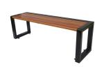 1400*400*450mm Rustic Outdoor Backless Bench Without Backrest