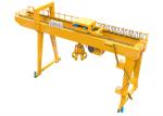 Double Beam Girder Rail Track 5m Garbage Gantry Crane With Electric Hydraulic