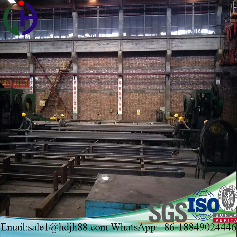 QU100 Crane Rail Beam 120 - 170mm Bottom Width For Laying The Crane Cart
