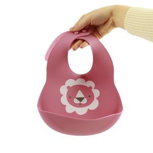 Wholesale Newborn Baby Cute Silicone Bibs With Crumb Catcher Eco Friendly Material from china suppliers