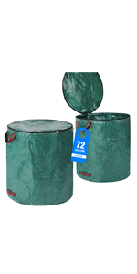 yard waste bags heavy duty extra large leave bags gardening bags  dustpan garden leaf bag tote tarp