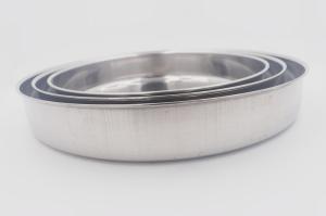 Wholesale 36cm TV Shopping Stainless Steel Round Tray Kitchen Baking Dishes from china suppliers