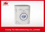 Round Metal Tea Tins Storage 0.23 MM Steel Tinplate For Traditional Tea