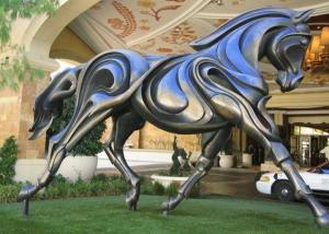 Wholesale Outdoor Horse Statues , Bronze Running Horse Sculpture Contemporary Design from china suppliers