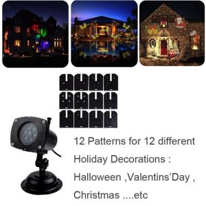 Wholesale Hot sale holiday decoration lamp US EU AU UK Plug AC100-240V 8 designs IP65 outdoor christmas laser light With remote from china suppliers