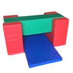 Non Toxic Childrens Soft Play Equipment Customized Logo Anti Static Easy Install