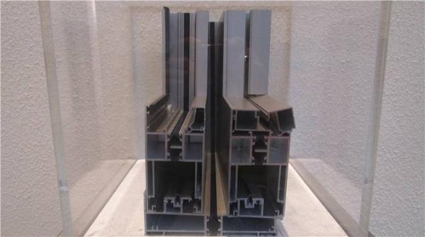 Thermal Insulation Aluminum Structural Extrusions Double Glass Window Aluminum
