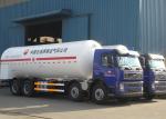 Liquid Natural Gas LNG Tank Truck Trailer With 10000L~35000L Volume