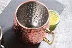Factory Custom 65ml Moscow mule rose gold finished with handles stainless steel