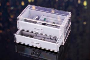 Wholesale 7.48x4.52x3.54&quot; Tabletop Jewelry Organizer , Clear Acrylic Jewelry Organizer Drawers from china suppliers