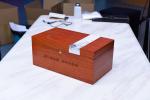 HD LCD Screen Video Gift Wooden Box OEM for promotional marketing