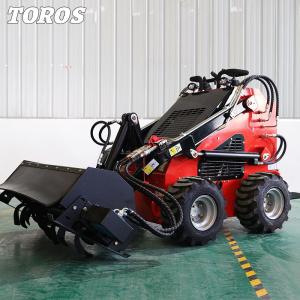 Wholesale OEM Energy Efficient Small Stand On Skid Steer Equipment 2-4Mph Travel Speed from china suppliers