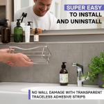 Super Easy Installation Sturdy Design Adhesive Shower Organizer for Kitchen and