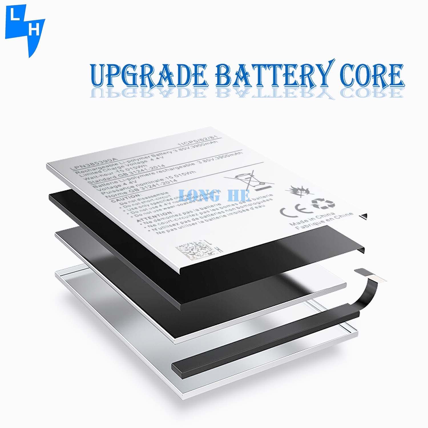 Rechargeable Batteries for Hisense E76 mini LPN385390A 3900mAh Mobile Phone Battery