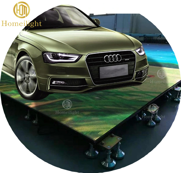 50*50*7.2cm IP65 Touch Display Dance Floor with Strength Base and 640*640 Pixel Screen