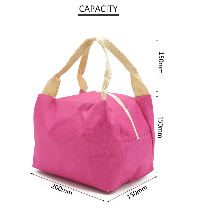 PVC free L20*D15cm Insulated Thermal Lunch Box
