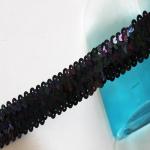 20KJ73 Fashion Metallic Lace 3cm Sequin Braid Trim