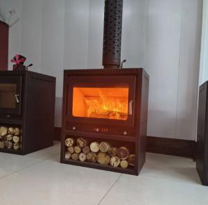 Wholesale Domestic Heating Furnace European Cast Iron Fireplace Embedded Firewood Real Fire Heating Fireplace from china suppliers