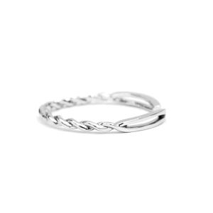 Wholesale Party Silver Cubic Zirconia Rings , Sterling Silver Wedding Ring Sets from china suppliers
