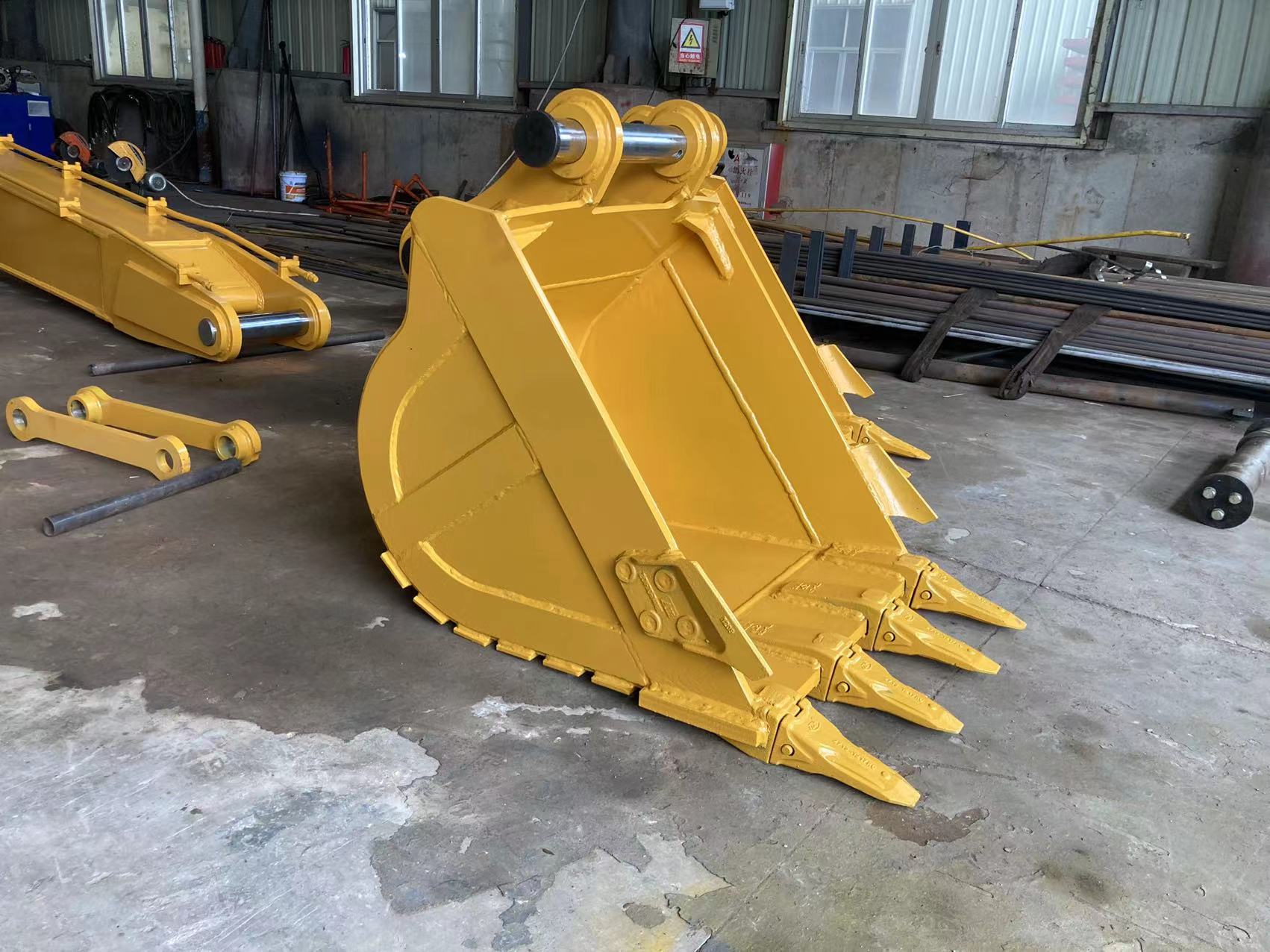 Practical Rustproof Excavator Long Arm , PC220-6 Excavator Boom And Stick