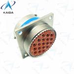 19 Female Pins MIL-DTL-26482 Connector Electroless Nickel Finsh Mil Dtl 26482