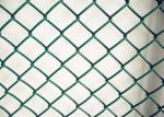 8ft Green Plastic Coated Chain Link Fence Mesh Fencing Net 60 X 60mm For Sports
