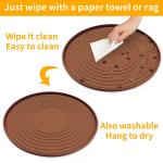 Silicone Pet Feeding Mat For Dogs And Cats Placemat Non-Slip Waterproof Dog Bowl