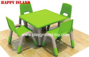 Wholesale Imported Plastic Kindergarten Classroom Furniture Square Learning Table from china suppliers