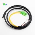 Outdoor 2F 4F Fiber Optic Patch Cables SC Armored Waterproof Pigtail