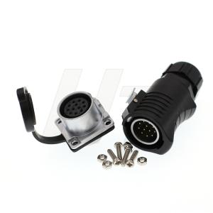 Wholesale 12 Pin 5 Amp Waterproof Plastic Connector Female Male Cable Plug Chassis Receptacle from china suppliers