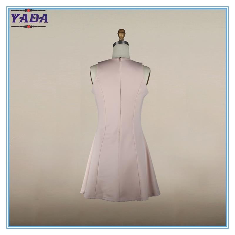 New design ladies western pink names elegant lady sundress vintage dress for women party