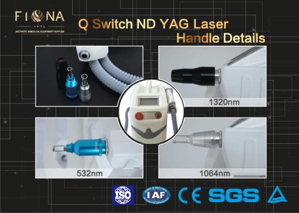 532nm 1064nm 1320nm 2000mj 10Hz new laser for tattoo removal, Q switched nd yag