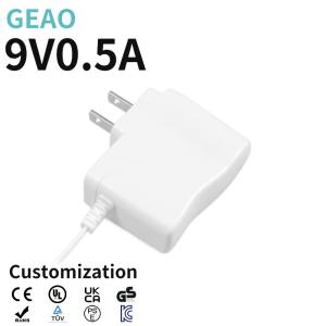 Wholesale 4.5W 9V 0.5A Wall Mount Power Adapters / Power Supply For Thermal Printer from china suppliers