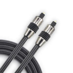Wholesale High Quality Durable Braided Fiber Optic Toslink Spdif Gold Digital Audio Optical Cable from china suppliers