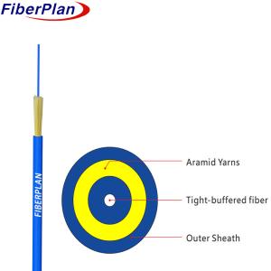 Wholesale 2 Core Spiral Steel Armoured Fiber Optic Cable Single/ Multi Core Indoor Fiber Cable from china suppliers